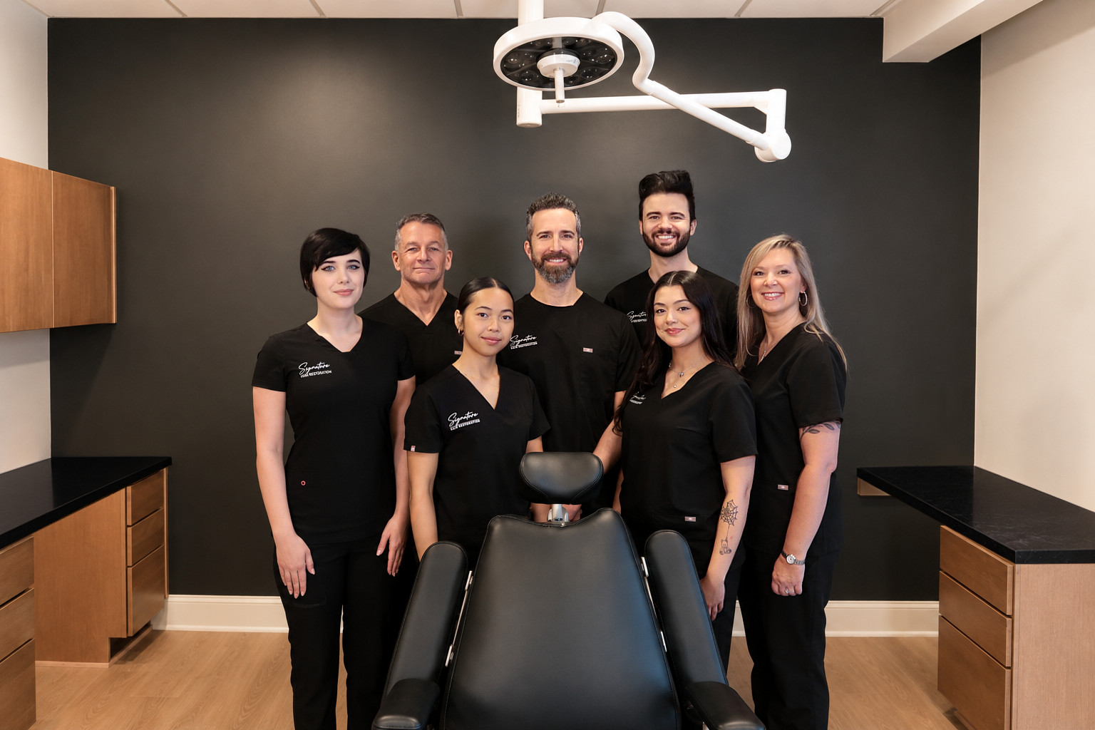 Signature Hair Restoration surgical team in their operating suite